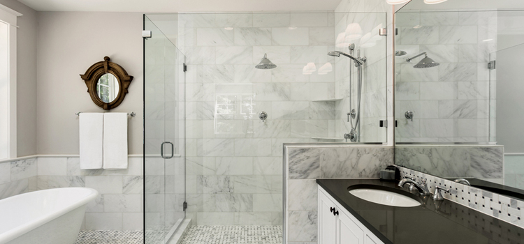 bathroom shower door installation in Safety Harbor