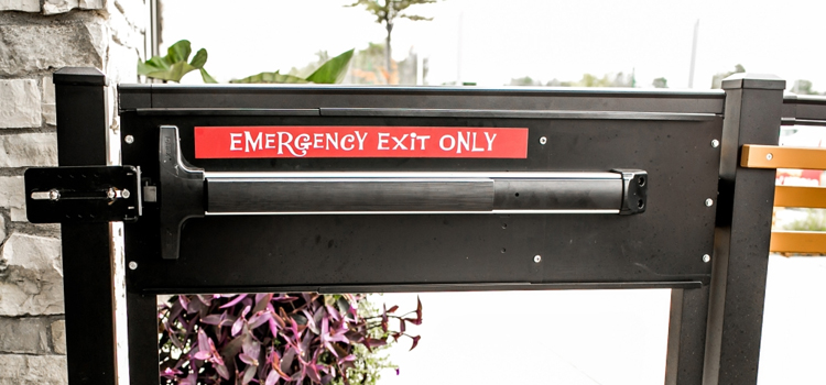 emergency push bar installation in Safety Harbor